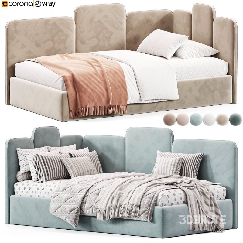 Corner bed Pikachu Design Image 5