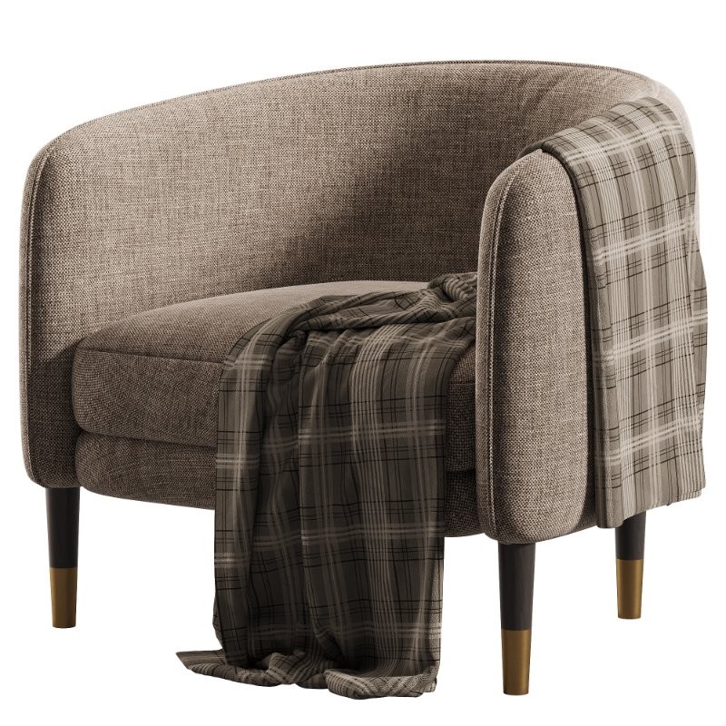 Casual Ivory Solid chair Image 6