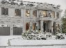 Neoclassical Villa Exterior Full 3D Scene Summer and Winter - Thumbnail 8