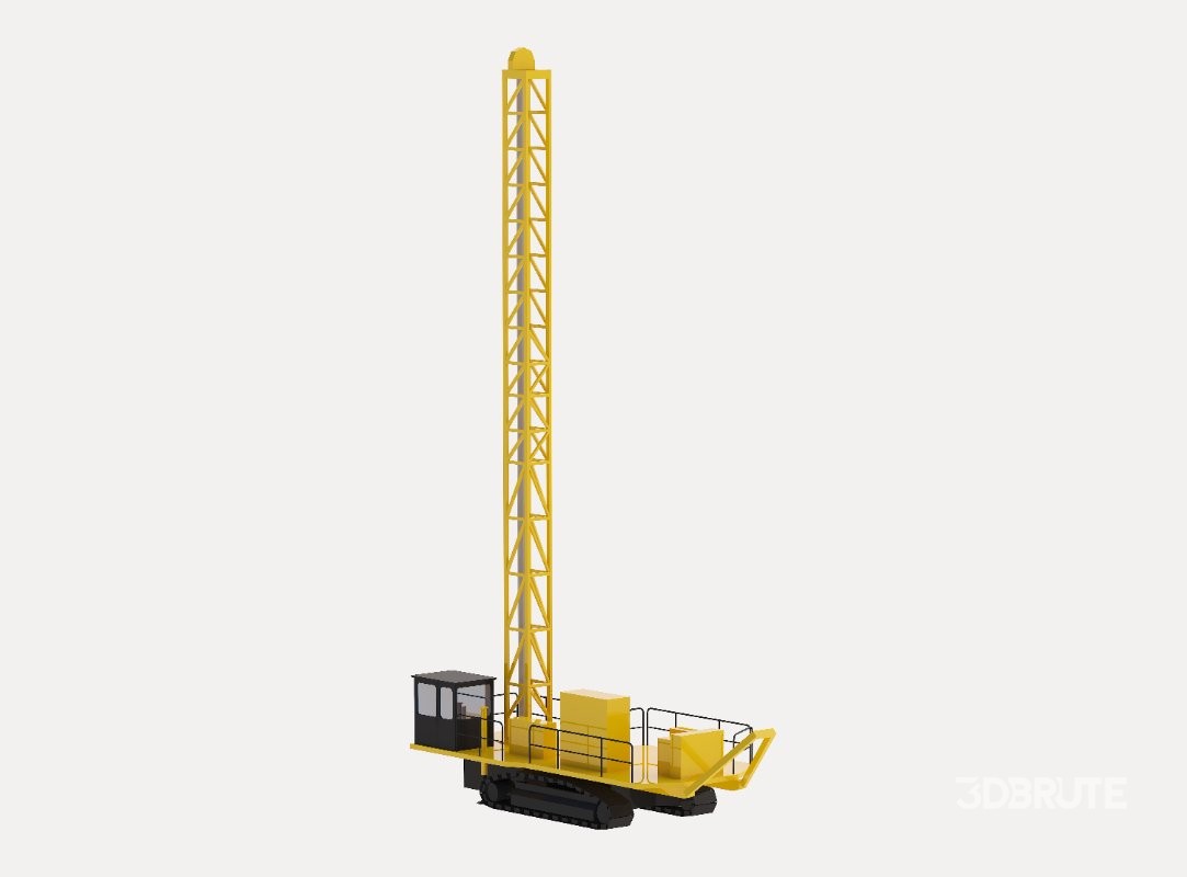 Drill Rig Construction D6240 Simplified Image 1