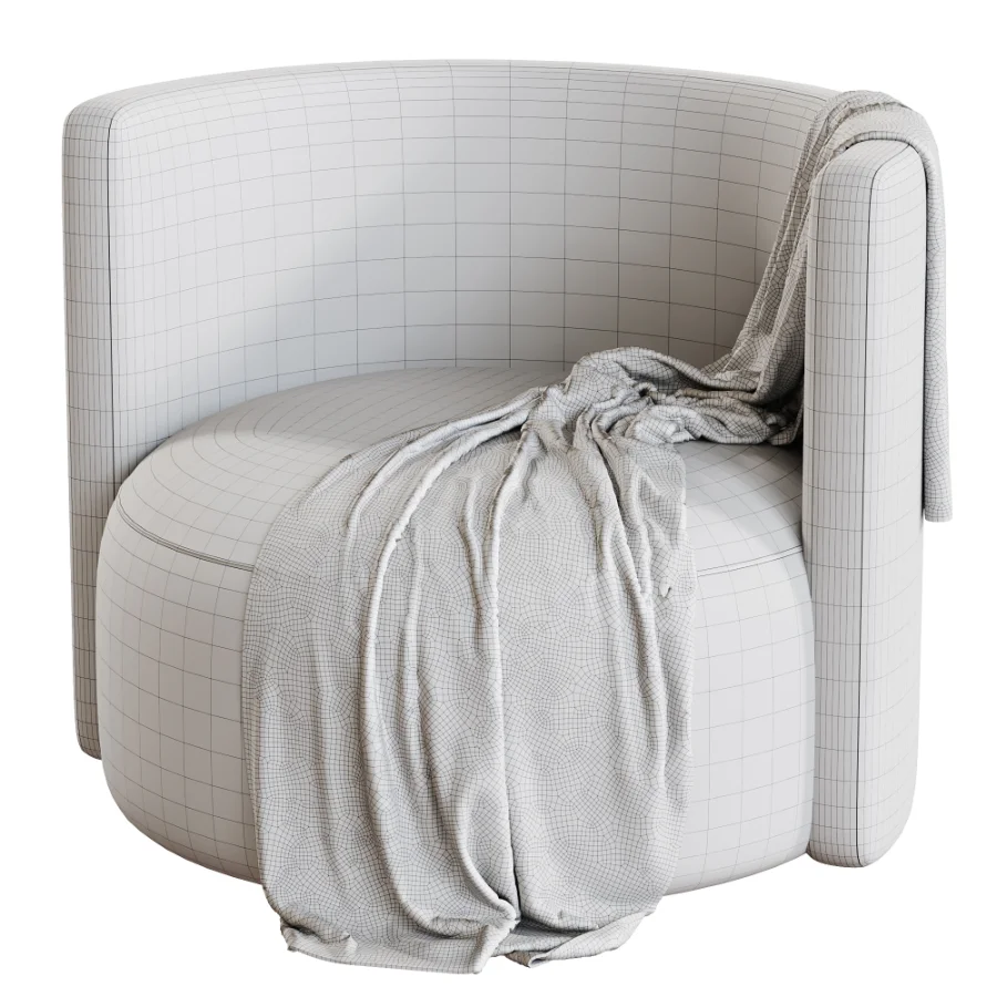 Brinkley Velvet Swivel Chair Image 7