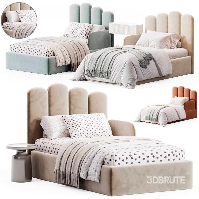 Children’s soft bed Pumbaa Image 1