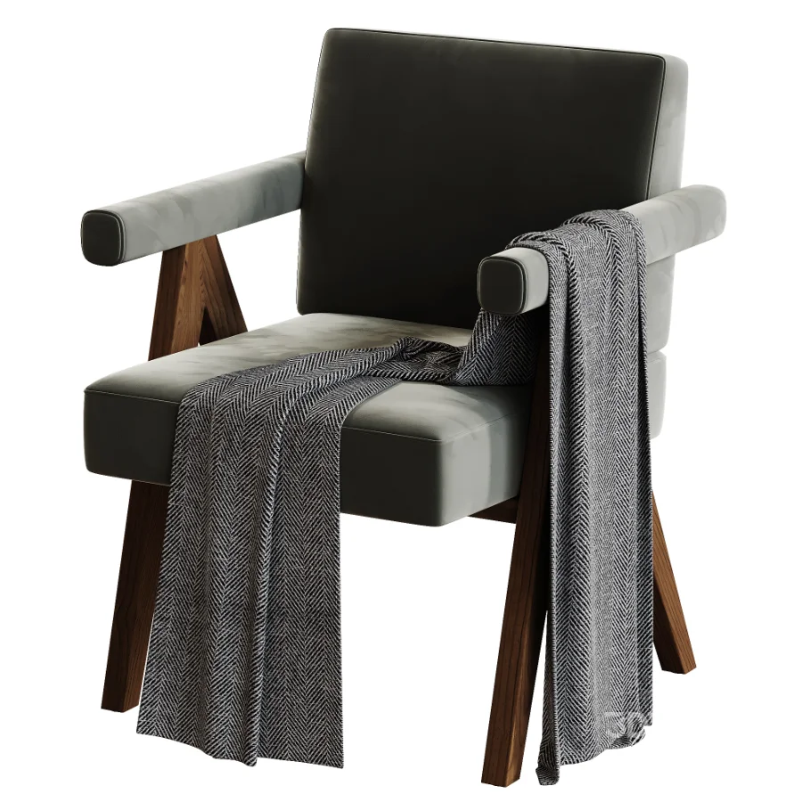 Jadie Mid Century Arm Chair Image 6