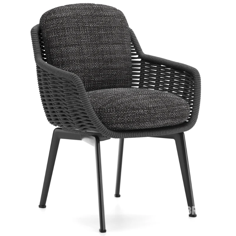 Belt Cord Outdoor Dining Chair Image 5