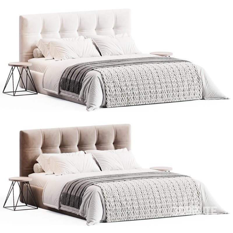 Max Basso Capitonné Twils Bed Image 5