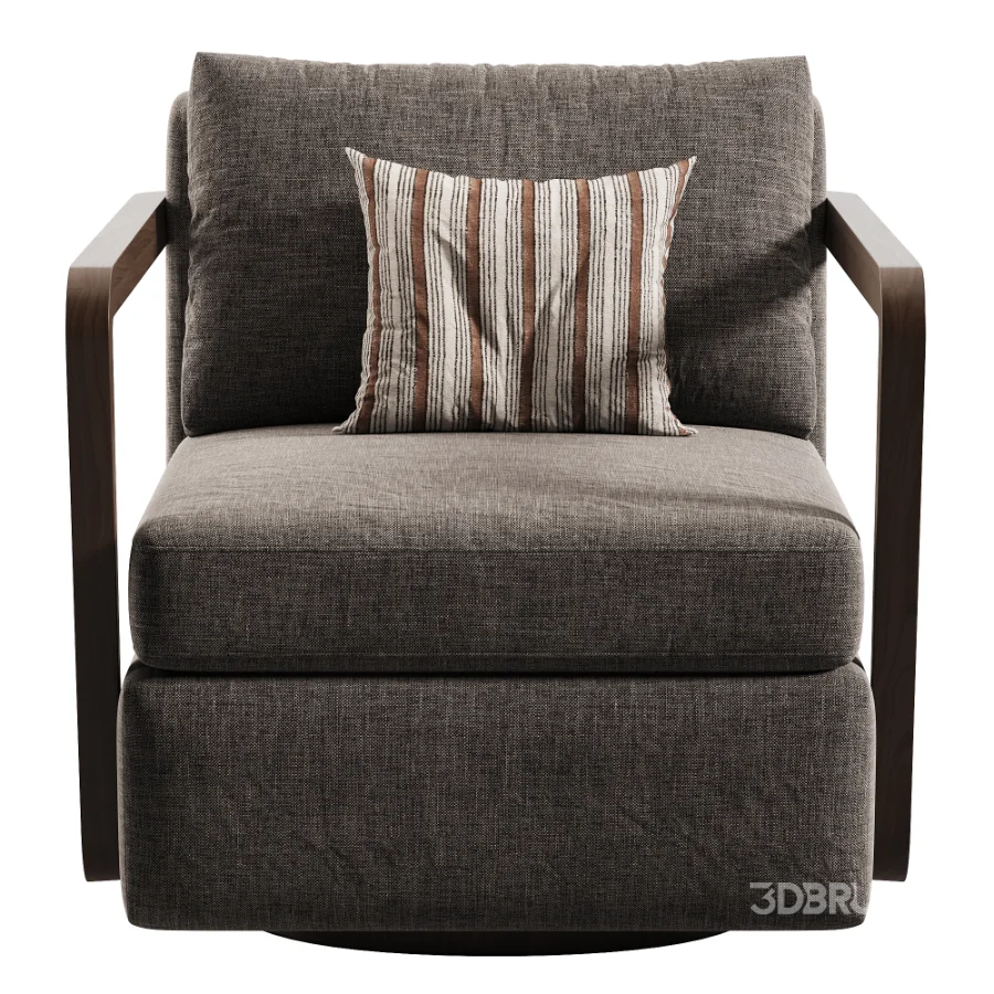 Swivel Lounge Chair Image 2