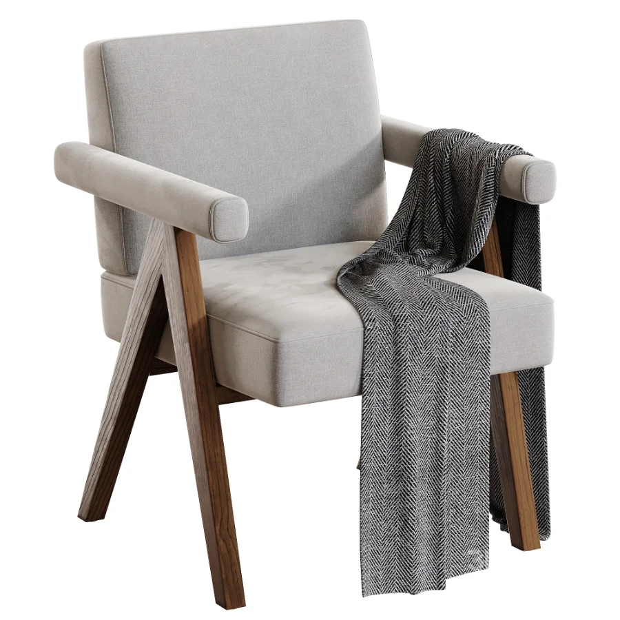 Jadie Mid Century Arm Chair Image 1