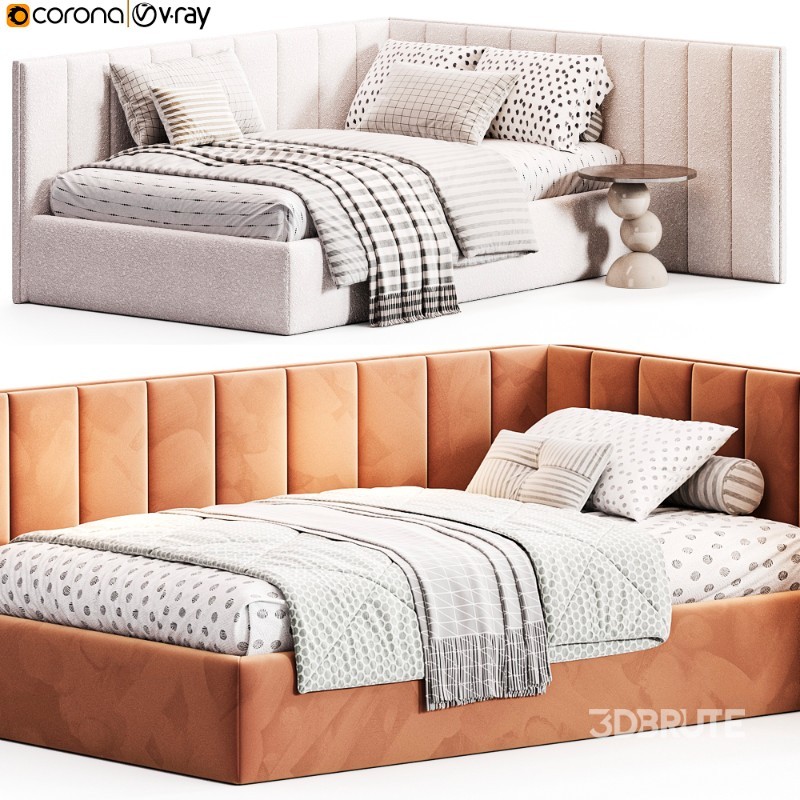 Corner bed Daisy kids By Sensorsleep Image 4