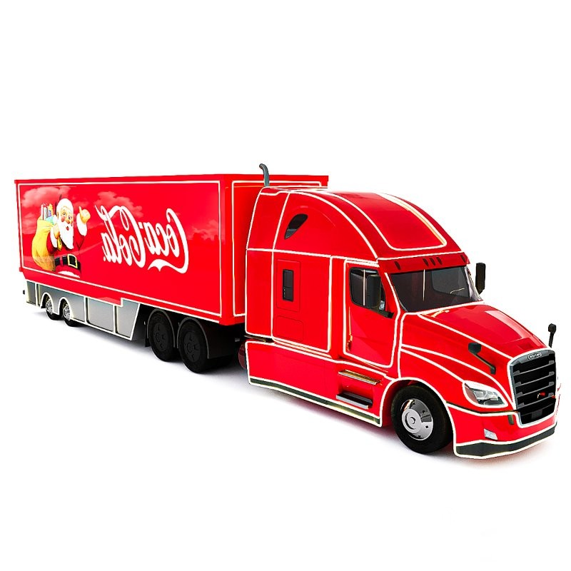 Freightliner Cascadia Santa Claus truck Image 4