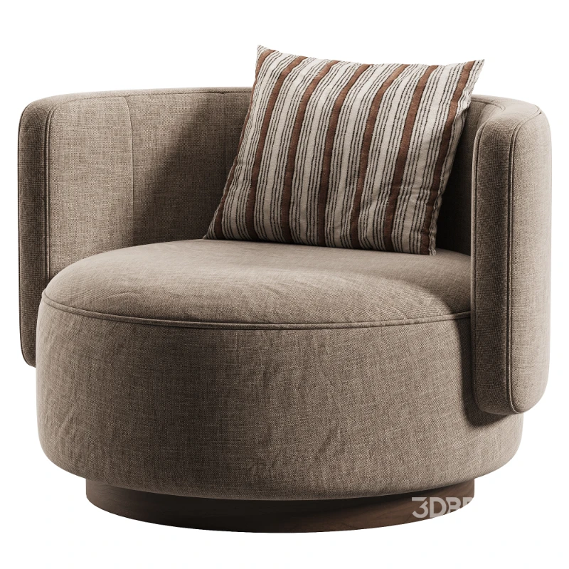 Round Solid Wood chair Image 5