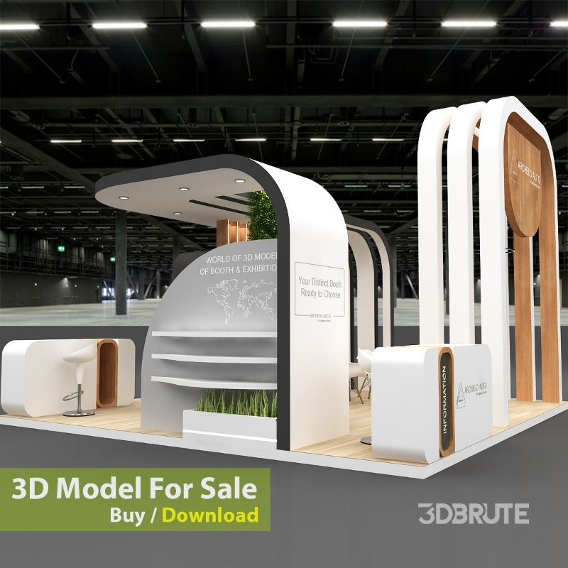 stand stall 3d Image 1