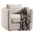 Siena Plinth Base Swivel Club Chair - Thumbnail 1