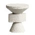 Orven Geometric Accent Table - Thumbnail 1