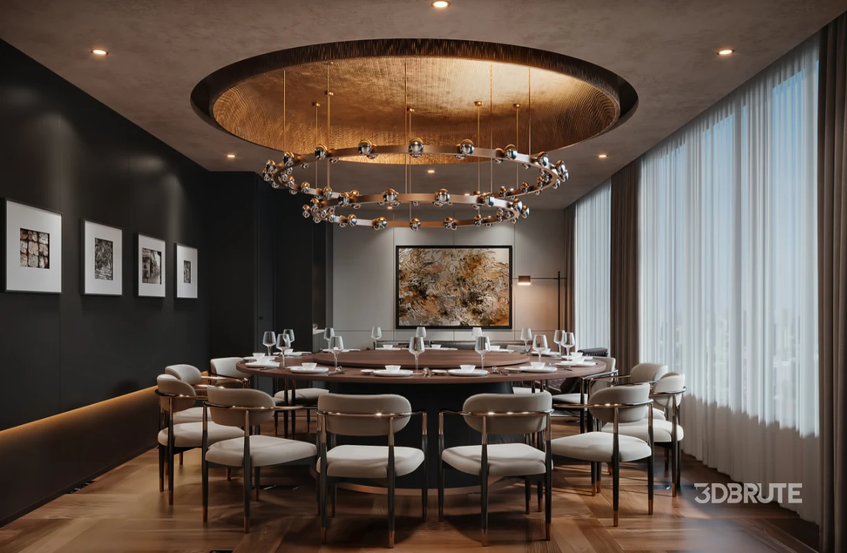 Modern luxury restaurant Image 2