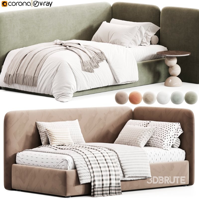 Corner bed Fleet Design kids Image 4