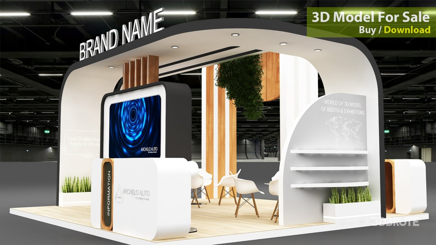 stand stall 3d Image 10
