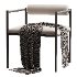 Barbana Pewter Texture Chair - Thumbnail 3