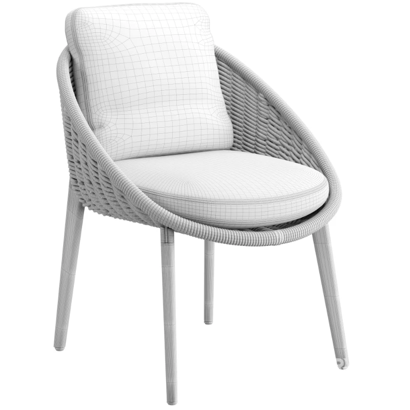 Lido Cord Outdoor Dining Chair Image 7