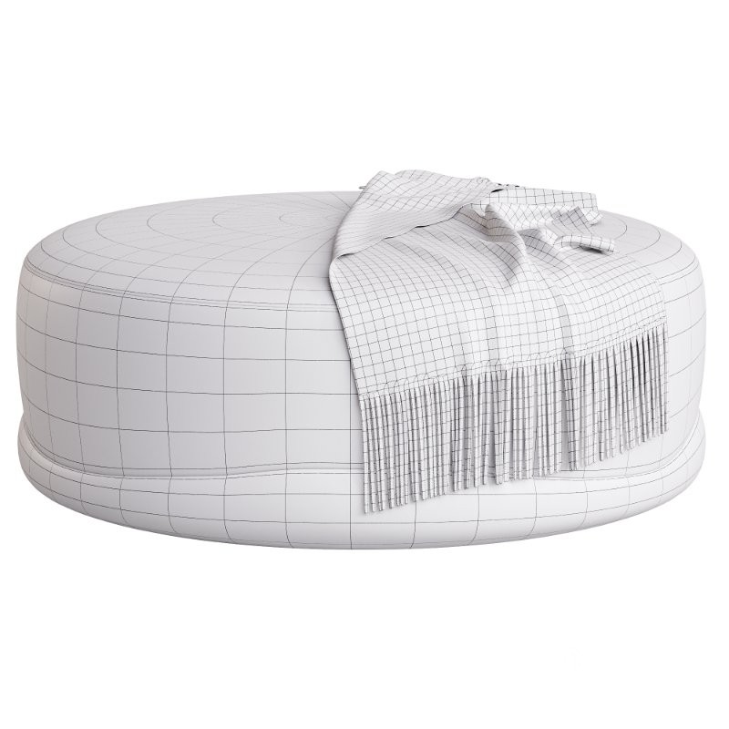 Wave Ottoman poof Image 2