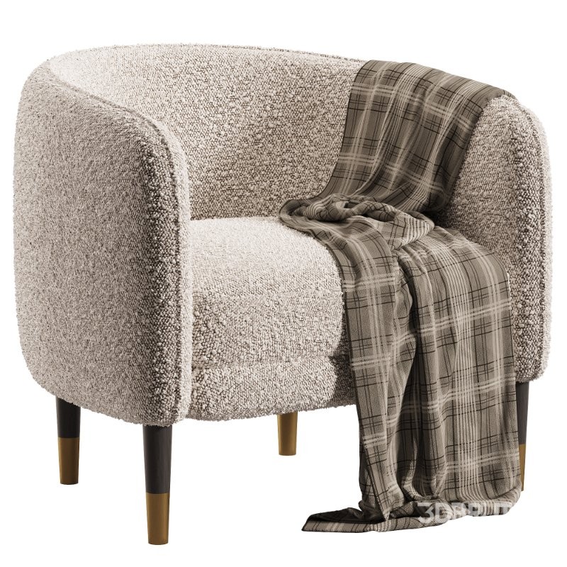 Casual Ivory Solid chair Image 1