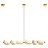 Alabaster Pebble Linear Chandelier - Thumbnail 1