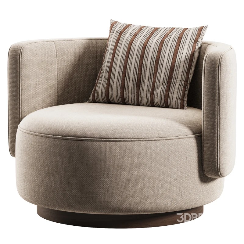 Round Solid Wood chair Image 4