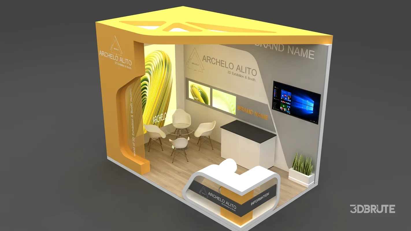 small booth stand Image 4