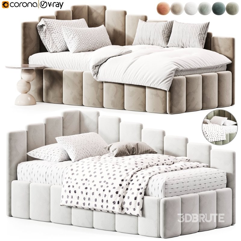 Corner bed Dandy kids ladder back By Sensorsleep Image 1