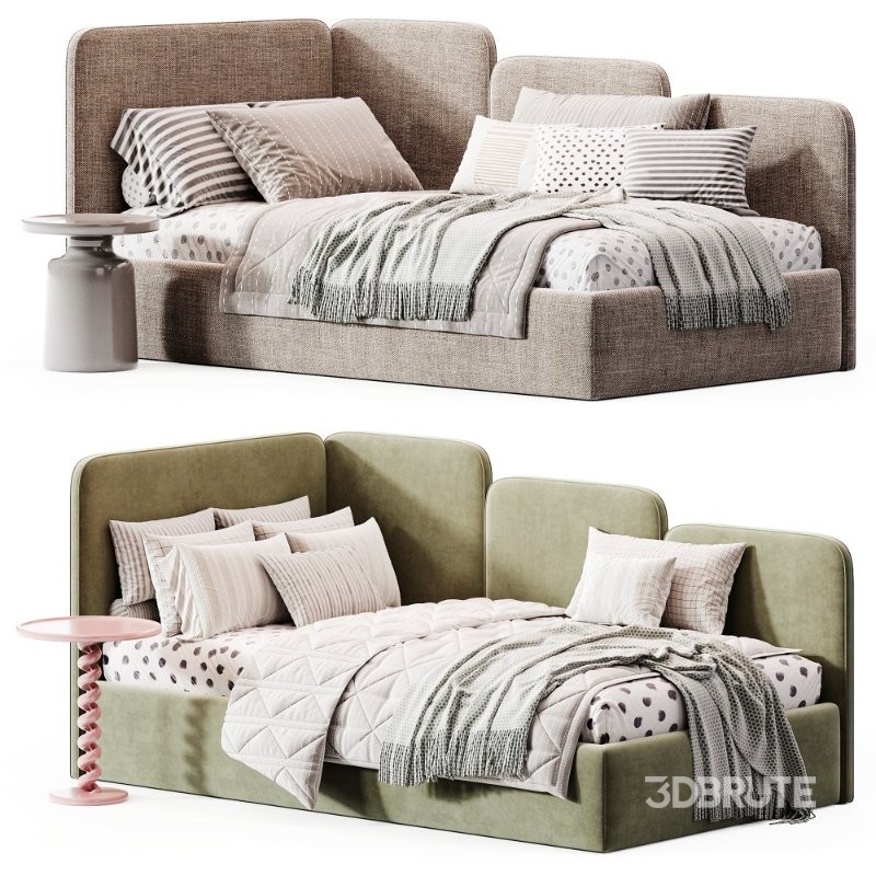 Children’s sofa bed with a soft backrest Garden Image 5