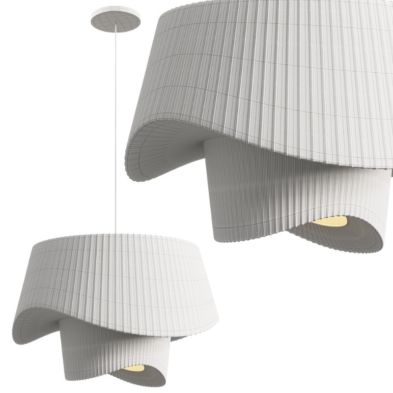 Bohemian Fabric Pendant Light Image 4