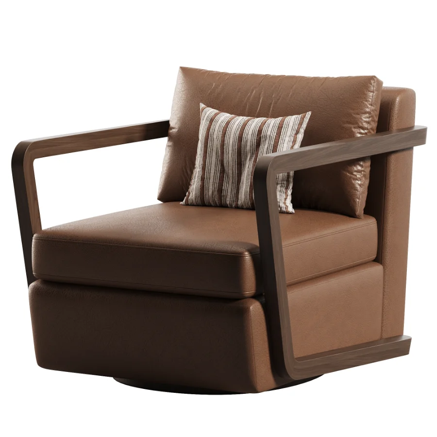 Swivel Lounge Chair Image 6