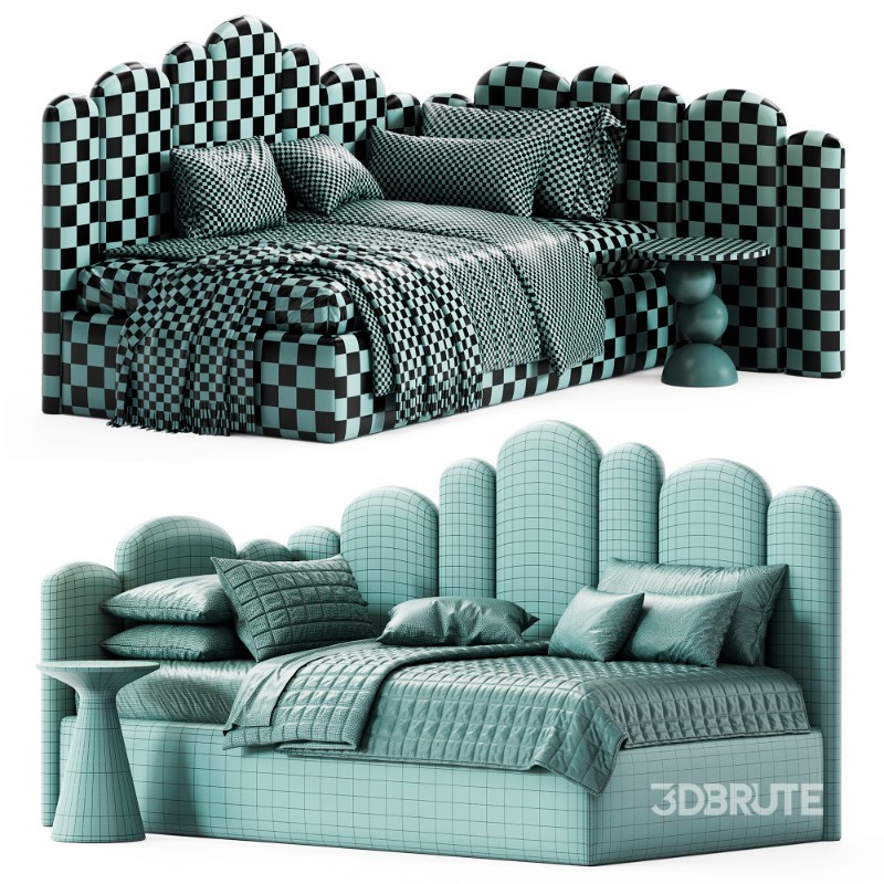 Corner bed Bambini Design kids Image 3