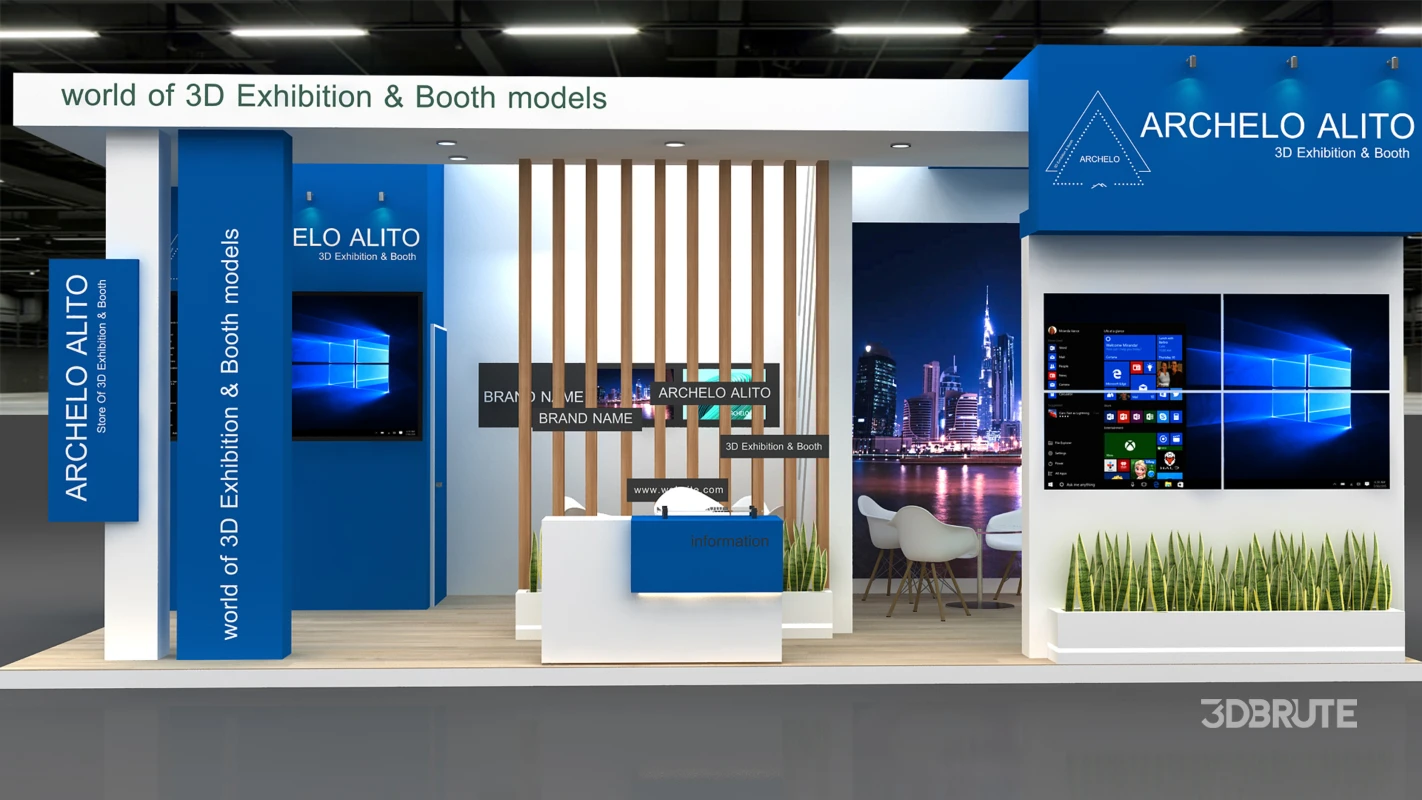 stand kiosk booth Image 4