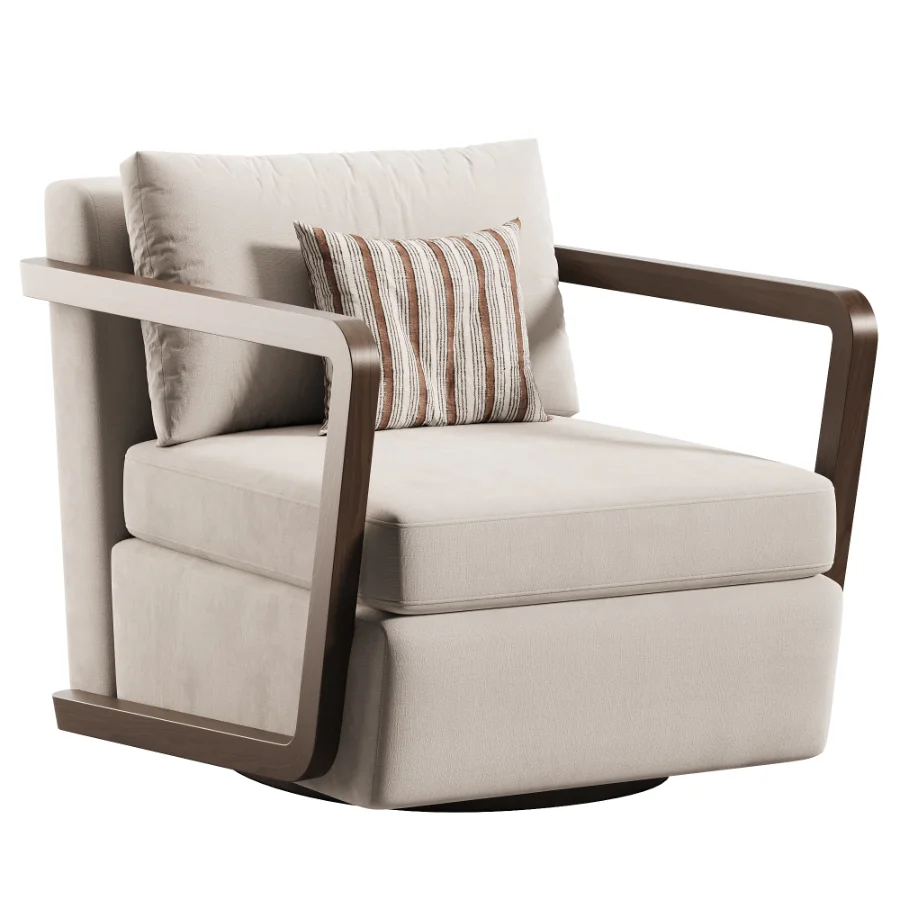 Swivel Lounge Chair Image 1