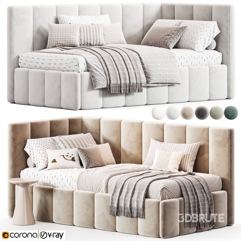 Corner bed Dandy kids By Sensorsleep Image 2