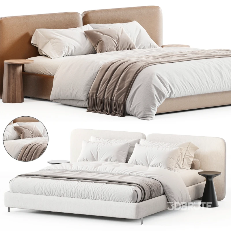 Tatlin Cover Bed By Minotti Image 2