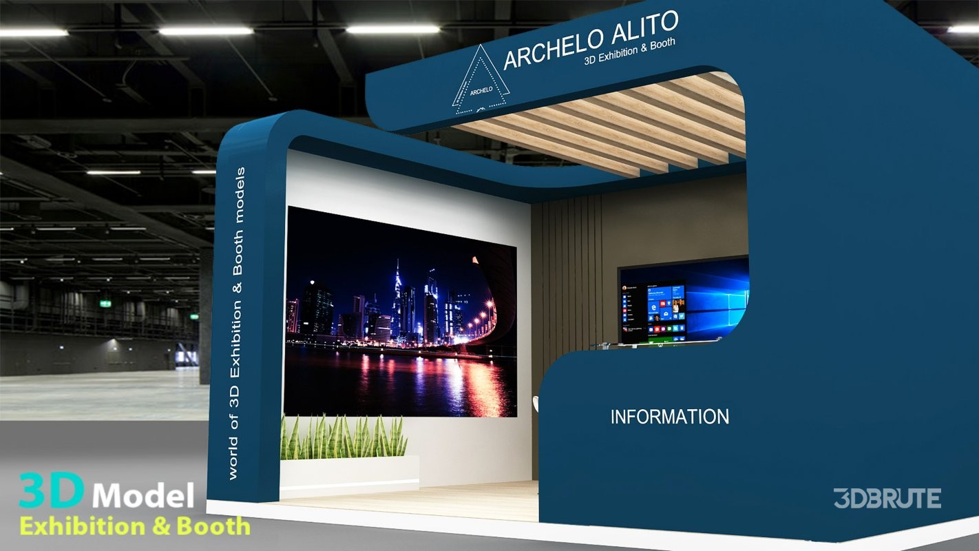 stall 3d model Image 2