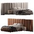 Kestrel Off White Boucle Queen Bed - Thumbnail 1