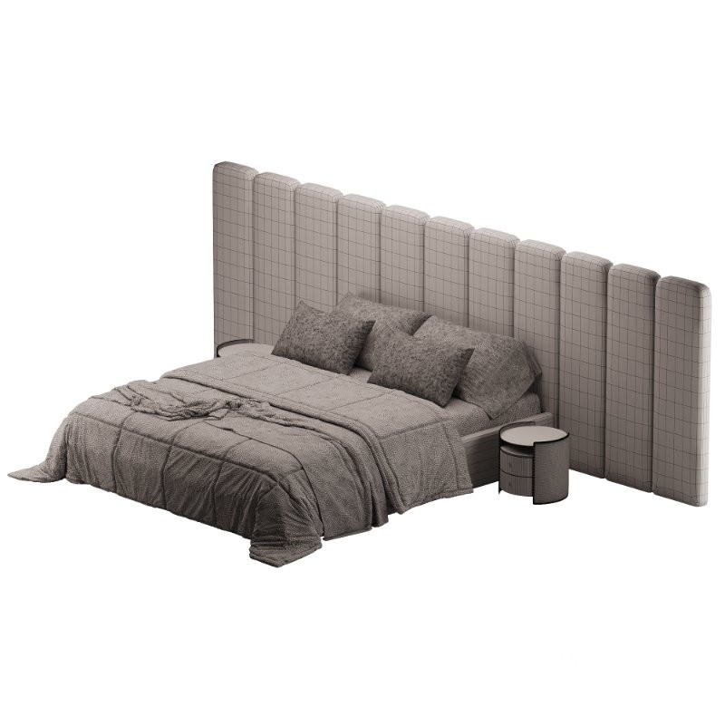 Palani Velvet Bed Image 6