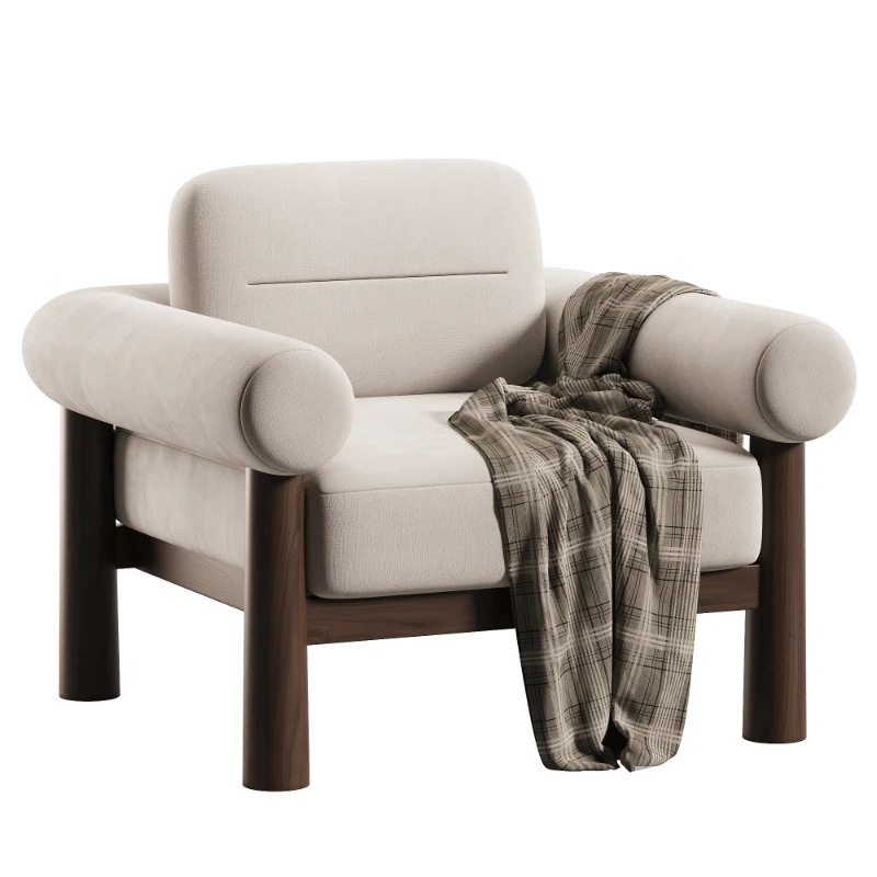 Maxton Chair in Grey Marl Pax Boucle Image 1
