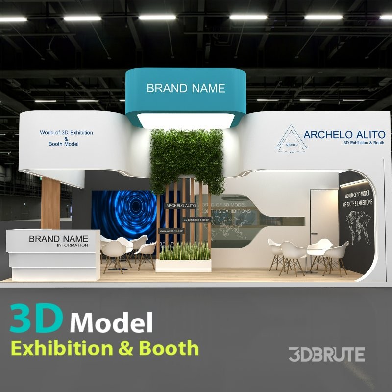exhibition 3d model Image 5