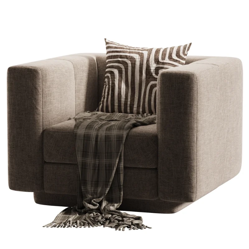 Yarrow Camel Woven Fabric Swivel Chair Image 5