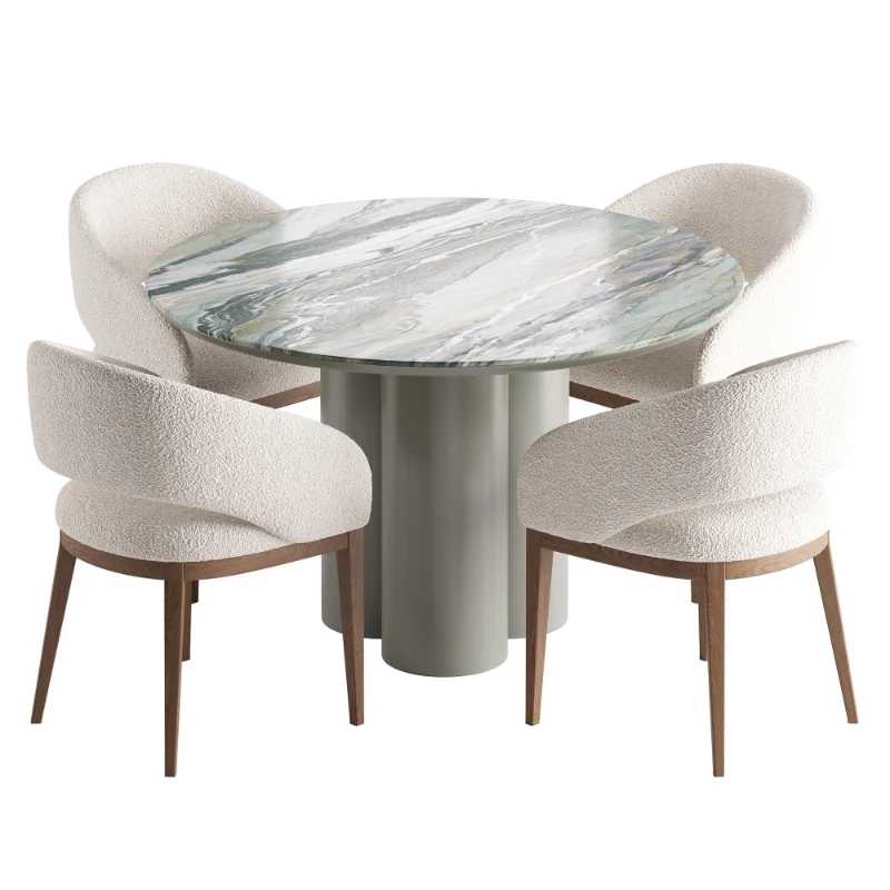 Allen Chair 2 and Salford Table Image 1