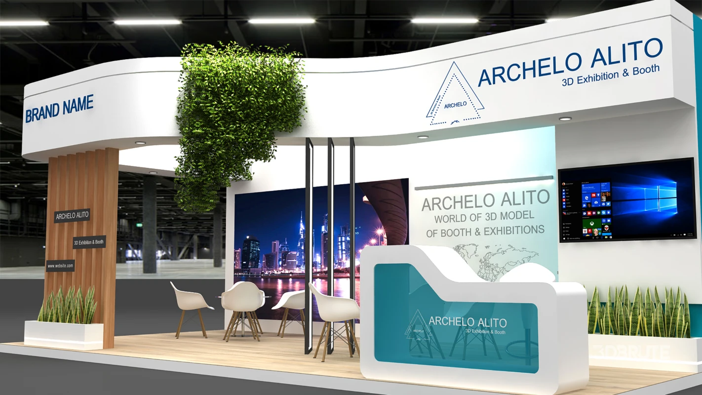 exhibition 3d model Image 4