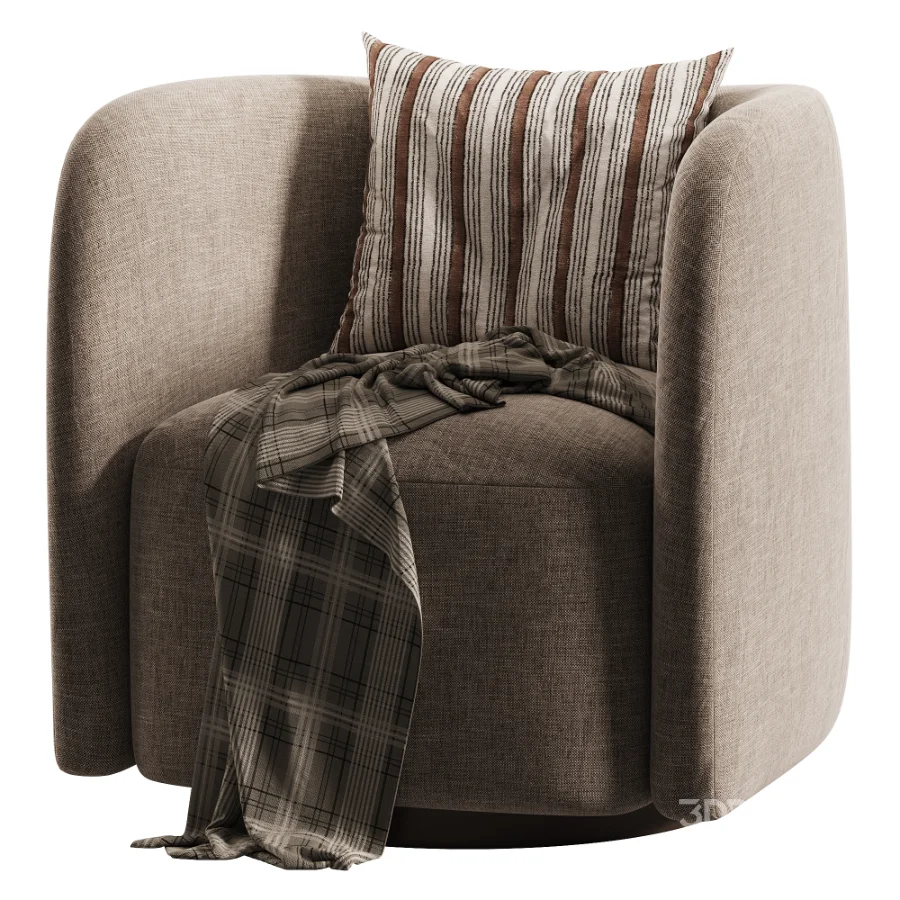 Swivel Lounge Chair Image 3