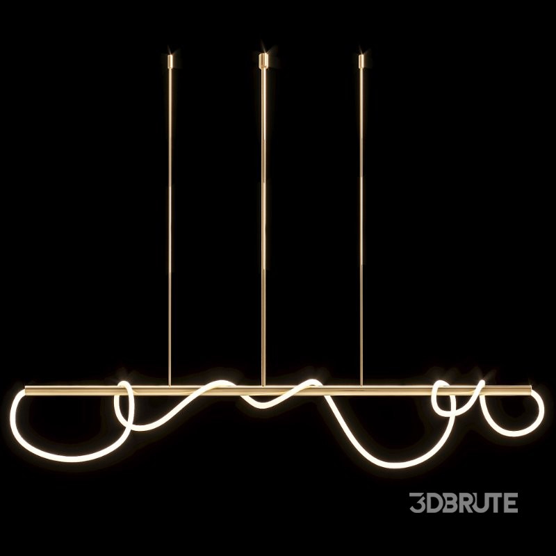 3 Luke Lamp Pendant Light Tracer Bar Image 3