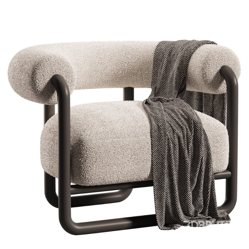 Metallic Accent Chair Image 1