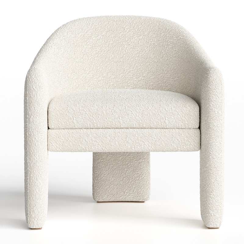 Italian_boucle_armchair Image 2