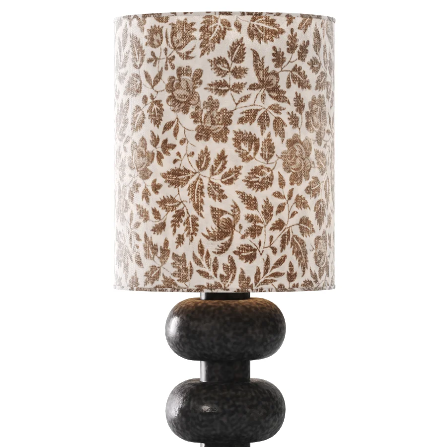 Sculptural Ceramic Cap Negre Lamp Image 4