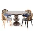 D138 Dining Set By Marble table - Thumbnail 3
